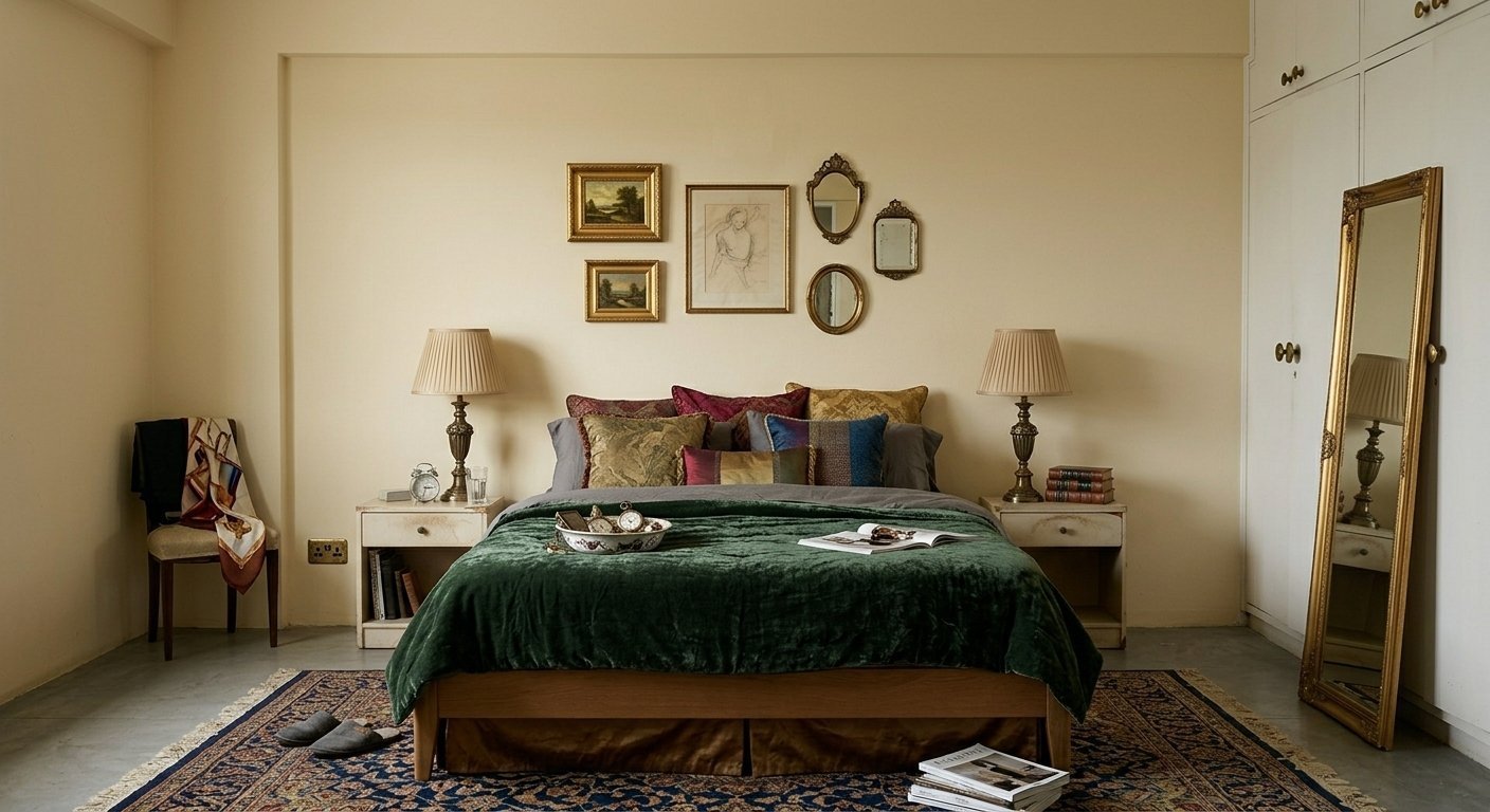 Bedroom before renovation